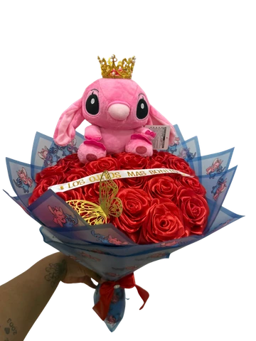 Ramo Stitch · 25 rosas