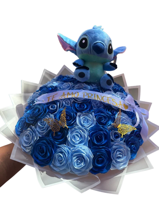 Ramo Stitch · 55 rosas